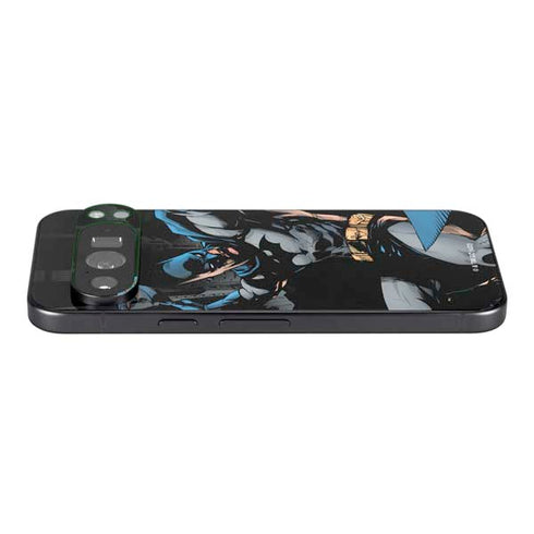 DC Comics Batman Throwing Batarang Jim Lee Art Pixel 9 Pro XL Skin